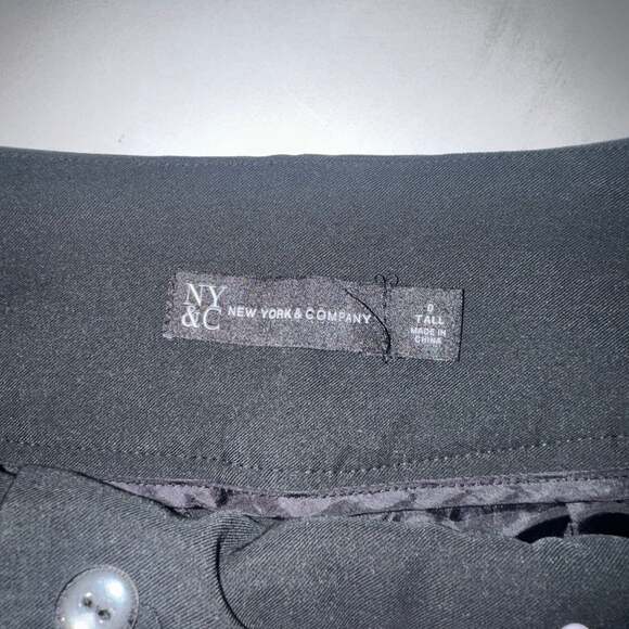 New York & C Dress Pants Straight Leg Office Slacks Size 0 - Picture 2 of 5